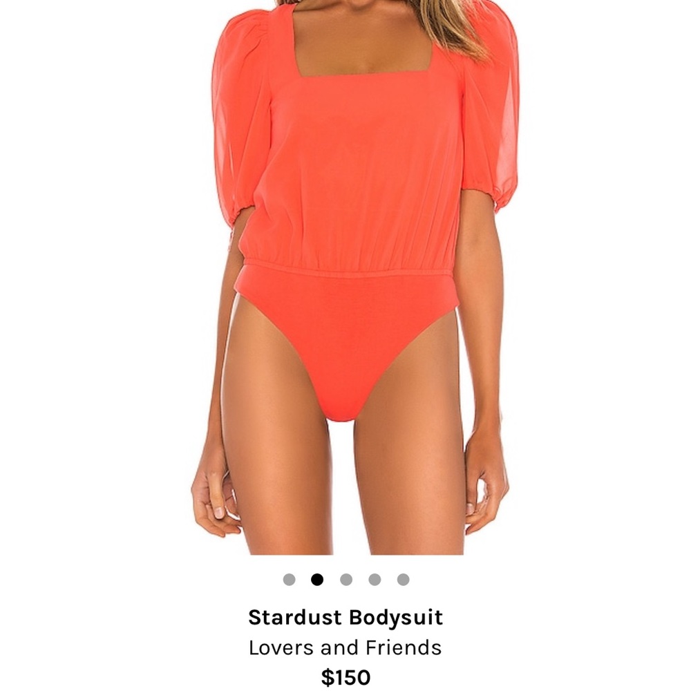 Lover and Friends Orange Body Suit
